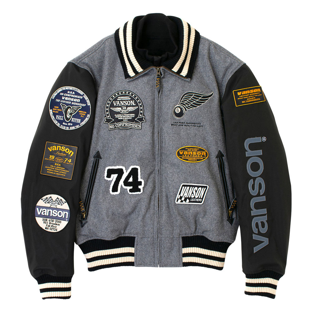 Vanson ナイロンジャケット　中綿　XL レザー vanson Leathers バンソン レザーズ | バンソンブランド