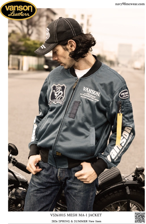 MA-1 MESH JACKET | NAVY/WHITE | FRONT | navy98mcwear